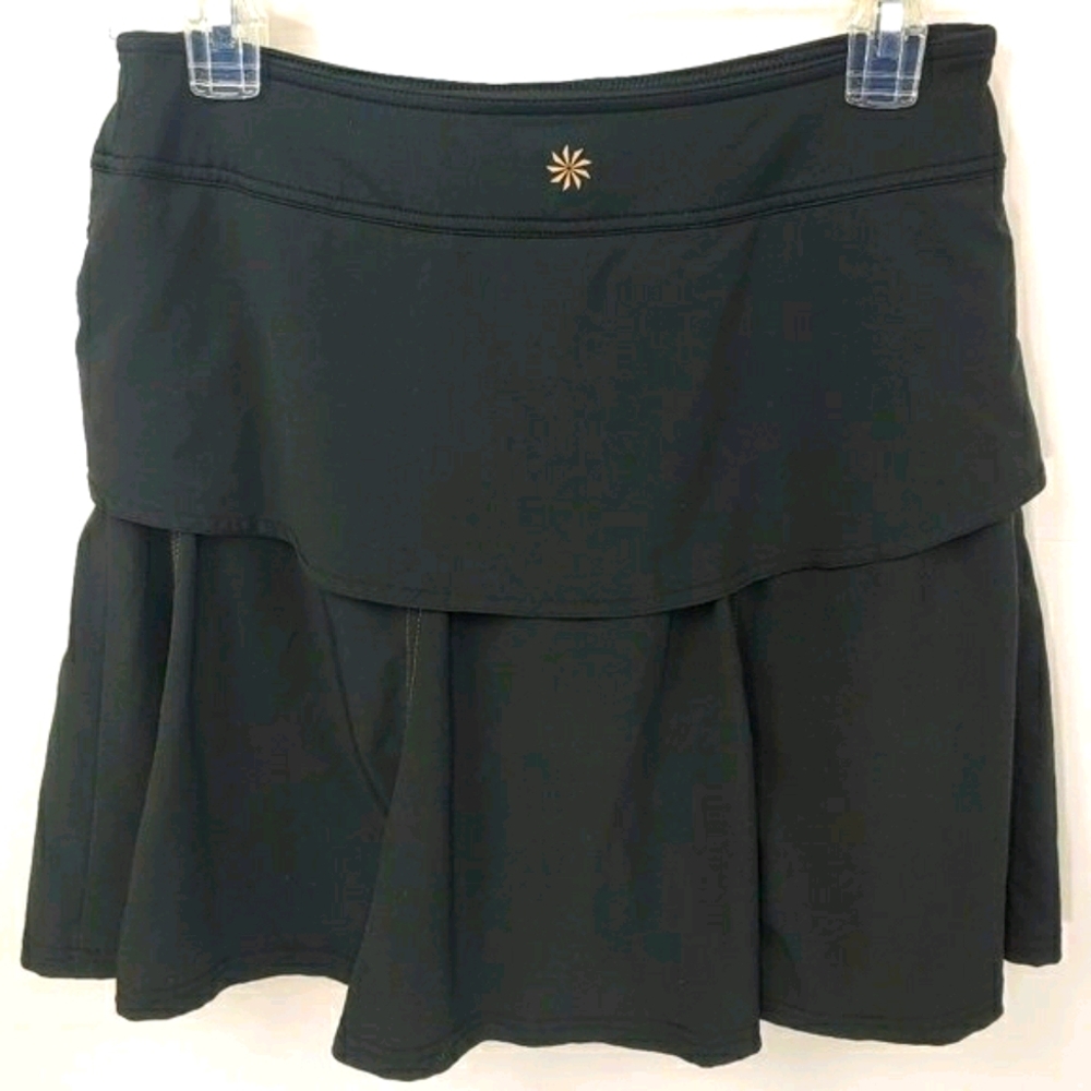 Athleta Wherever Skort Black Skirt w/ Shorts Sz 2 - Picture 6 of 6